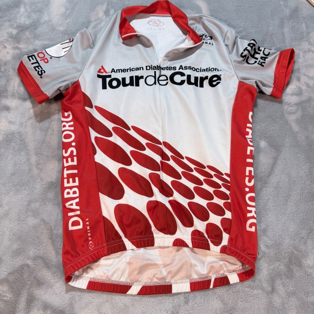 Primal American‎ Diabetes Association Tour de Cure Cycling Jersey Mens x-small